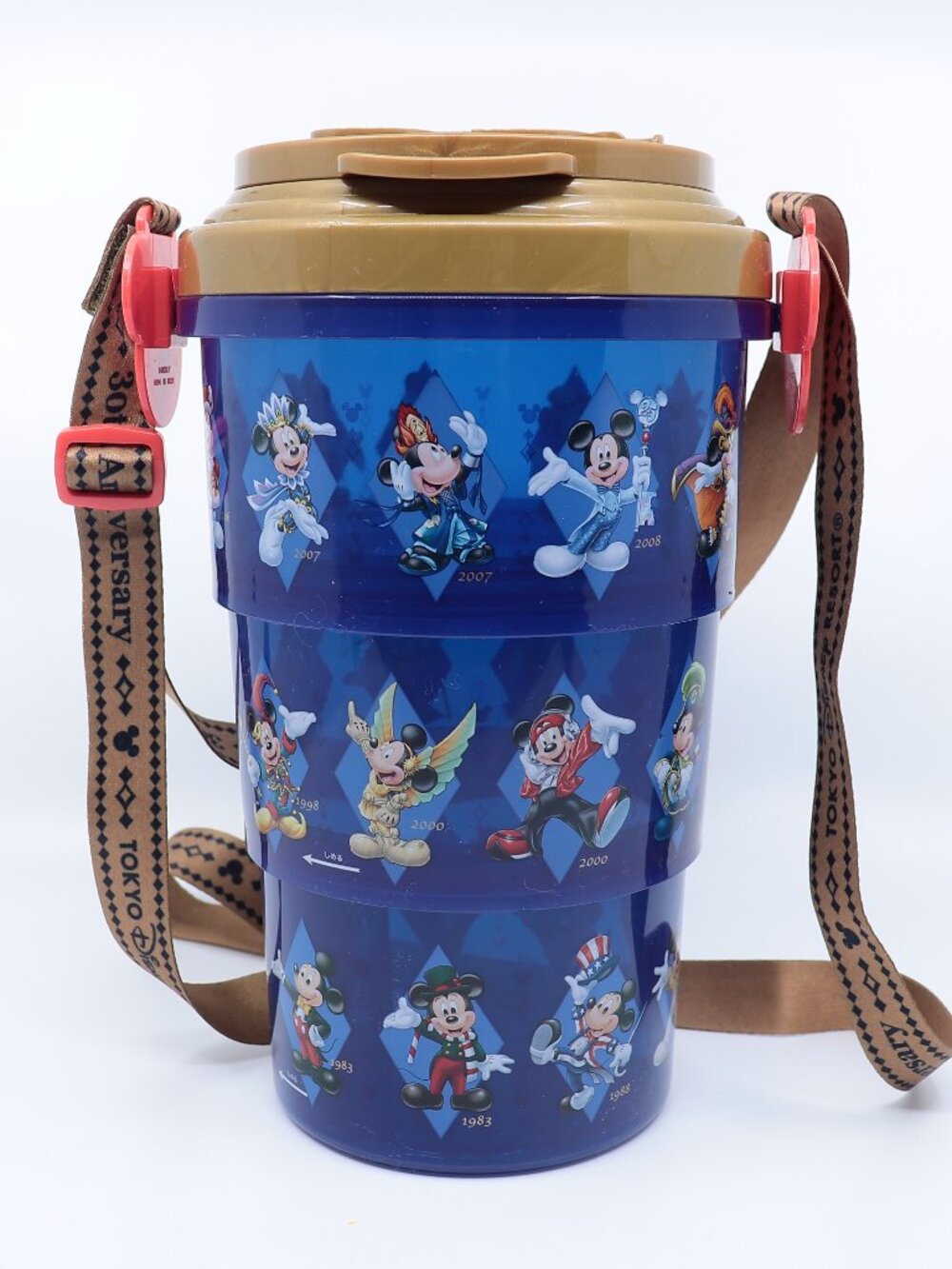Tokyo Disney Resort 30th Anniversary Collapsible Popcorn Bucket New Mickey Mouse